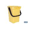 CONTENEDOR AMARILLO PARA PLASTICOS-LATAS, 25L.