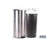 CUBO DE BASURA DE ACERO CON PEDAL Y CUBO INTERIOR 27 L 29,2 X 61,5 CM