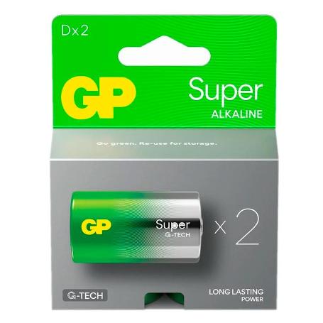 PILAS LR20 D SUPER ALCALINAS