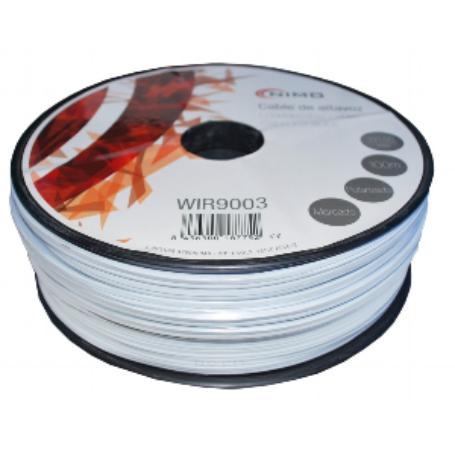 PARALELO PLASTIC.2X1.5 BLANC.X100MTS.