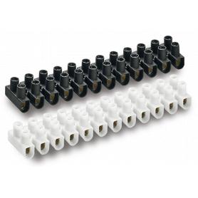 REGLETA CONEX. 6 MM.NEGRA X10 UDS. (REF.206-N)