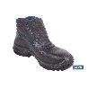 BOTA PIEL NEGRO CIERRE VELCRO S3 MODELO URIAN T 38