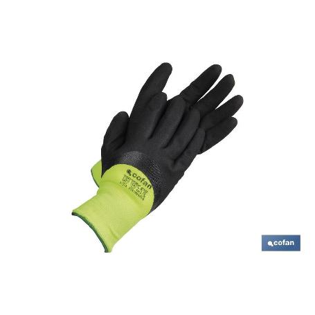 GUANTE IMPREG. NITRILO ESPUMA PROTECC. FRIO T-10 VENTA UNITARIA
