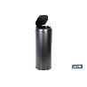 CUBO DE BASURA  NEGRO CON SENSOR Y CUBO INTERIOR 50 L 30,5 X 78 CM