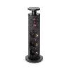 EMUCA MULTICONECTOR EXTRAÍBLE VERTIKAL, 3 ENCHUFES TIPO SCHUKO, 1 USB TIPO A, 2 USB TIPO C, PLÁSTICO Y ALUMINIO, PI