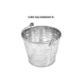 5 LTS CUBO CHAPA GALVANIZADO CLASICO CON ASA SIN ABRIDOR PARA BOTELLINES CERVEZA