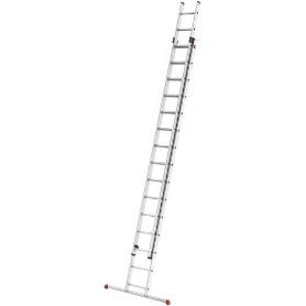 HAILO-7215-007-ESCALERA ALUMINIO 2 TRAMOS CORREDERA PROFISTEP DUO (2X15 PELDAÑOS)