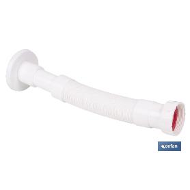 TUBO FLEXIBLE BLANCO 1 1/2  Ø32-40 300-720 MM
