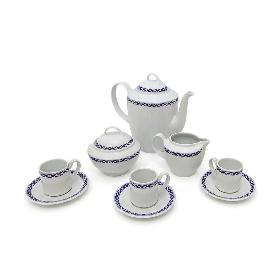 CAFE 27 PIEZAS ALOIA ELEGANCE AZUL