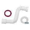 TUBO FLEXIBLE BLANCO 1 1/4 Ø32-40 MM 300-720 MM