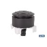 PULSADOR NEGRO DE DOBLE DESCARGA PARA DESCARGADOR MODELO EUME