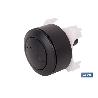 PULSADOR NEGRO DE DOBLE DESCARGA PARA DESCARGADOR MODELO EUME