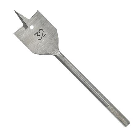BROCA PLANA MADERA 3 PUNTAS WOLFPACK   32,00 MM.