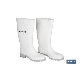 BOTA AGUA PVC BLANCA TALLA 36