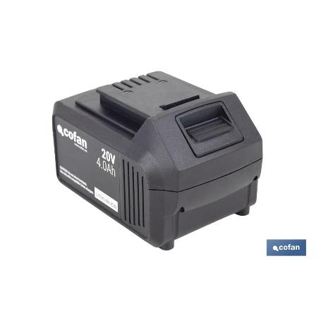 BATERÍA RECARGABLE LI-ION 20 V 4.0AH