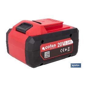 BATERÍA RECARGABLE LI-ION 20 V 6.0AH