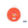 HILO HELICOIDAL DE NYLON PARA DESBROZADORA 25 M X 4 MM