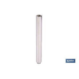 TUBO ALARGADOR DE DUCHA CROMADO M18 Ø24 200 MM