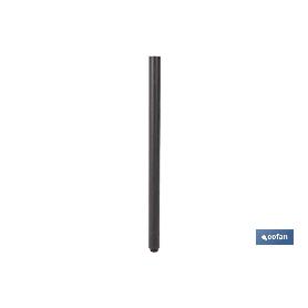 TUBO ALARGADOR DE DUCHA NEGRO M18 Ø24 400 MM