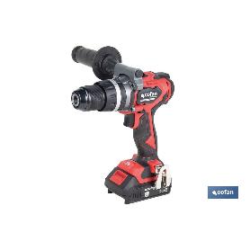 TALADRO PERCUTOR A BATERÍA LI-ION 20 V 2000 RPM 80 NM