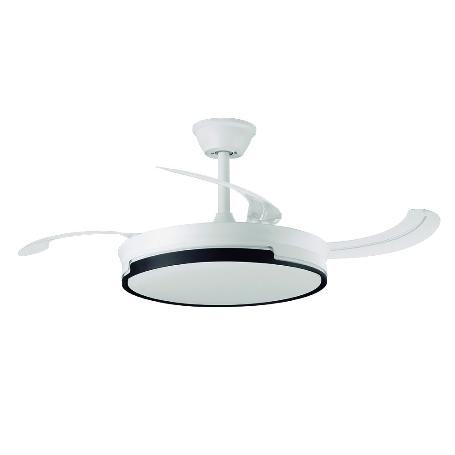 ORBEGOZO VENTILADOR TECHO RETRACTIL BLANCO-NEGRO 3 ASPAS CP162105