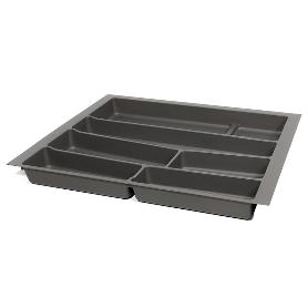 CUBERTERO PARA CAJÓN AURO. PLÁSTICO RESISTENTE. MODULO MODULO 600 ACABADO ANTRACITA