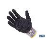 GUANTE ANTICORTE HPPE IMPREGNADO DE LATEX RUGOSO TALLA 6   CAJA 12 UNID.