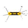JUEGO LLAVES TORX PLEGABLE  8 PIEZAS INVIOLABLE, LLAVE TORX HEXAGONAL, LLAVE ESTRELLA, LLAVE ALLEN ESTRELLA