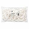 ANILLAS PARA CORTINAS DE DUCHA OVAL. ANILLA BAÑO OVAL 18 MM. BLANCA (BOLSA 100 UNIDADES)