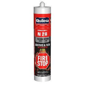 SILICONA FIRE-STOP. EI 240. CARTUCHO. 300 ML - QUILOSA