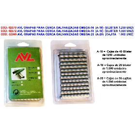 AVL GRAPAS PARA CERCA GALV.OMEGA-20  (A-20)  (BLISTER 1.000 UND)