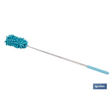 PLUMERO DE MICROFIBRA CON MANGO TELESCOPICO 27 LARGO TOTAL 76 CM VENTA UNITARIA