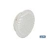 REJILLA DE VENTILACIÓN ALUMINIO-ABS BLANCO PARA EMPOTRAR A TUBO Ø12 CM   CAJA 5 UNID.