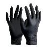 GUANTE NITRILO TALLER ALIMENTARIO NEGRO 4GR REUTILIZABLE CJ 100 U T-M 7-8  67237