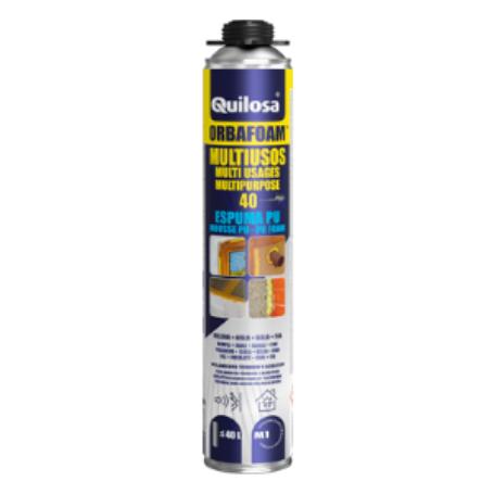ESPUMA PU PISTOLA MULTIUSOS. MONOCOMPONENTE. AEROSOL. 700 ML - QUILOSA