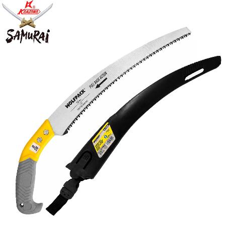 SERRUCHO PODAR CURVO MANGO TPR JD 330 MM.