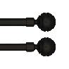 BARRA FORJA AZMARK 16/19MM 150-290CM ESFERA NEGRA