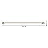 BARRA FORJA AZMARK 16/19MM 150-290CM ESFERA NICKEL