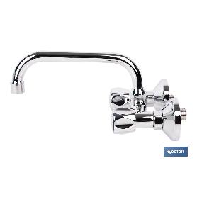 GRIFO MEZCLADOR DE COCINA /LAVADERO PARA PARED DISTANCIA DE 11 CM