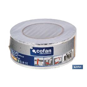 CINTA DE ALUMINIO 30 MICRAS 50 MM X 45 M