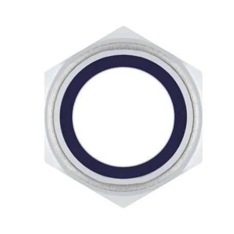 TUERCA AUTOBLOQUEO DIN 985.6/8 ZINC. 10MM
