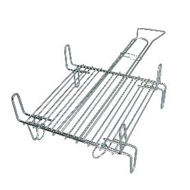 PARRILLA BARBACOA DOBLE 25X25 CM.