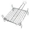 PARRILLA BARBACOA DOBLE 30X30 CM.