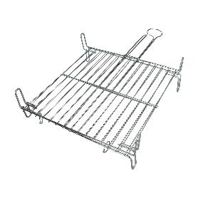 PARRILLA BARBACOA DOBLE 40X40 CM.