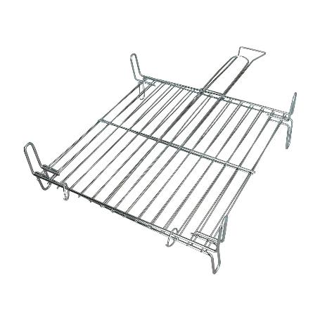 PARRILLA BARBACOA DOBLE 45X45 CM.