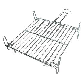 PARRILLA BARBACOA DOBLE 50X50 CM.