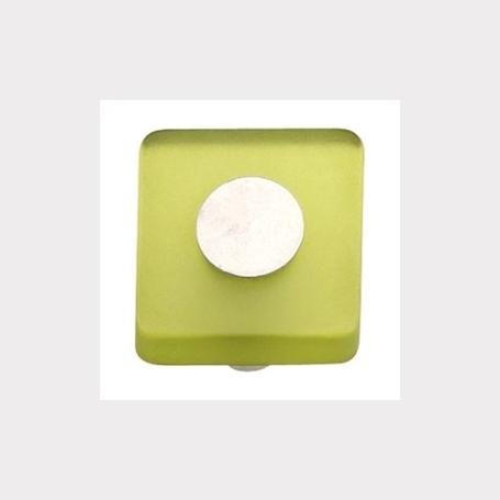 POMO CUADRADO METACRILATO VERDE 621VE