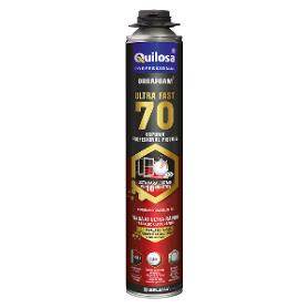 ESPUMA PU ULTRA FAST 70 EN 10MIN. MONOCOMPONENTE. AEROSOL. SECADO RÁPIDO. RENDIMIENTO 70 A 77 LITROS. CAPACIDAD 750