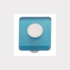 POMO CUADRADO METACRILATO AZUL 621AZ