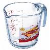 JARRA MEDIDORA VIDRIO TRANSPARENTE 1000 CC OCUISINE APTA PARA FRIGO Y MICRO